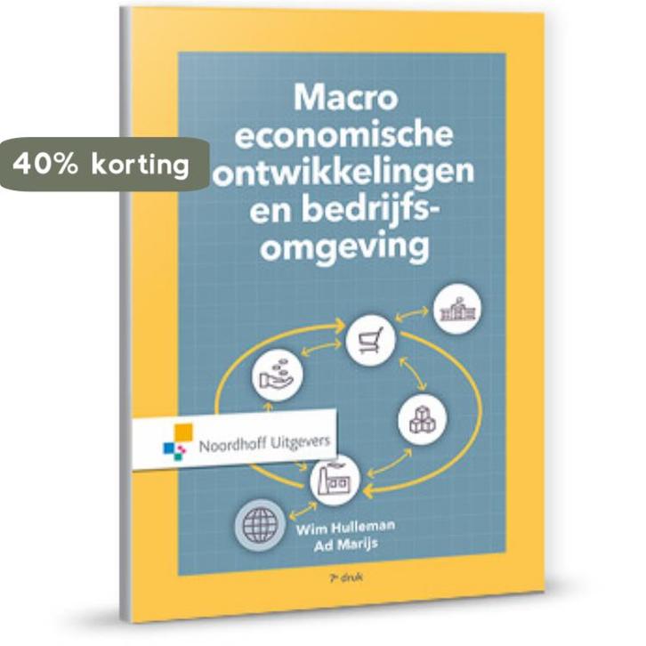 Macro economische ontwikkelingen en bedrijfsomgeving, Boeken, Economie, Management en Marketing, Zo goed als nieuw, Verzenden