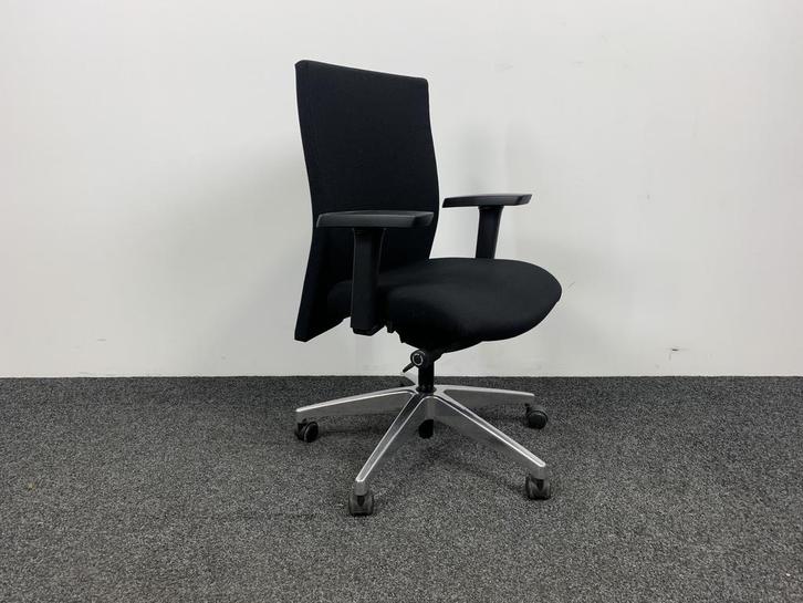 Interstuhl Bureaustoel - Zwart, Huis en Inrichting, Bureaustoelen, Bureaustoel, Gebruikt, Ergonomisch, Ophalen of Verzenden