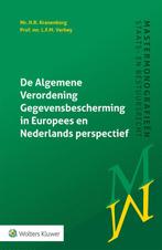 De Algemene Verordening Gegevensbescherming in Europees en, Verzenden, Gelezen, L.F.M. Verhey
