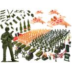 XXL Leger speelset 307 stuks incl tanks, autos en geweren -, Kinderen en Baby's, Speelgoed | Actiefiguren, Nieuw, Ophalen of Verzenden