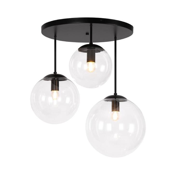 Design plafondlamp transparant, Dolf, Huis en Inrichting, Lampen | Plafondlampen, Nieuw, Glas, Ophalen of Verzenden