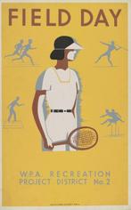 Robert L. Beard - USA - Field Day - tennis - sport -, Antiek en Kunst