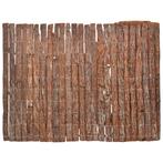 vidaXL Scherm 1000x70 cm schors, Verzenden, Nieuw, Hout