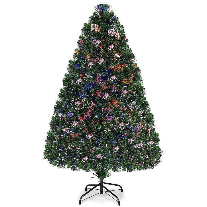 2dekans | Costway Kunstkerstboom – Incl. LED-Verlichting &, Diversen, Kerst, Zo goed als nieuw, Ophalen of Verzenden