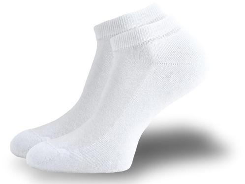 SQOTTON® Badstof Sneakersokken - Naadloos - Wit, Kleding | Heren, Sokken en Kousen, Verzenden