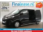 Citroën Jumpy 2.0 BlueHDI L2H1 360Cam 2xSchuifd PDC €279pm, Auto's, Citroën, Zwart, Nieuw, Lease