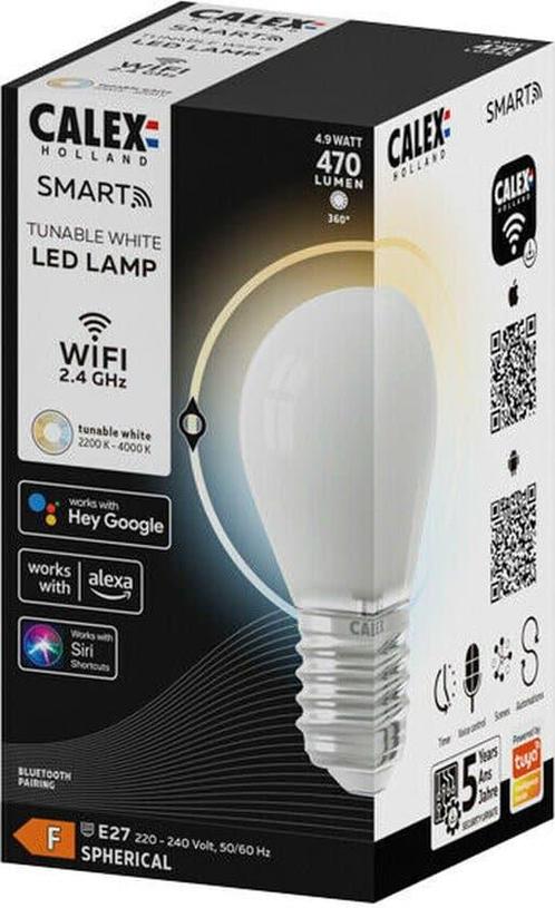 Calex Slimme Lamp - Wifi LED Verlichting - E27 - Smart, Huis en Inrichting, Lampen | Losse lampen, Nieuw, Ophalen of Verzenden