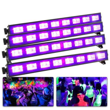 BeamZ Complete Blacklight set met 4 krachtige BUV93 LED BARs beschikbaar voor biedingen