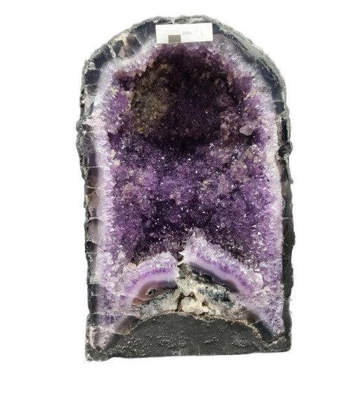 Amethist Geode Super Zeldzame Vorming Amethist - Hoogte:, Verzamelen, Mineralen en Fossielen