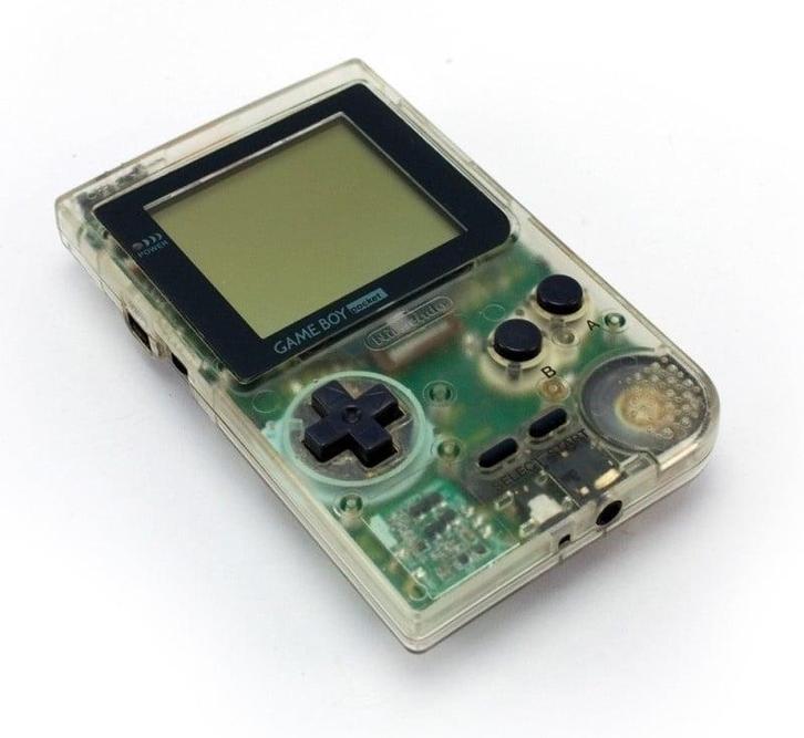 Nintendo Game Boy Pocket Transparant (Nette Staat & Krasv..., Spelcomputers en Games, Spelcomputers | Nintendo Game Boy, Zo goed als nieuw