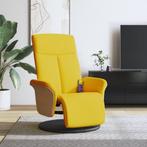 vidaXL Massagestoel verstelbaar met voetensteun stof, Huis en Inrichting, Fauteuils, Verzenden, Nieuw