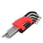 Set extra lange haakse torx sleutels, 9 stuks in kunststof, Ophalen of Verzenden, Nieuw