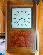 Klok - Art Deco Hout, Messing - 1940-1950, Antiek en Kunst