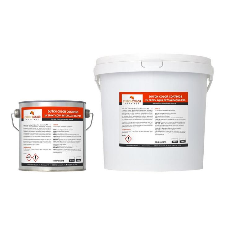 DCC 2K Epoxy Aqua Betoncoating RAL 7038 | Agaatgrijs, Doe-het-zelf en Verbouw, Verf, Beits en Lak, Verf, Grijs, Nieuw, Verzenden