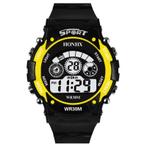 Fako® - Kinderhorloge - Sport New Tech - Geel, Nieuw, Verzenden