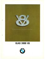 1968 GLAS 3000 V8 BROCHURE NEDERLANDS, Boeken, Auto's | Folders en Tijdschriften, Nieuw, Author