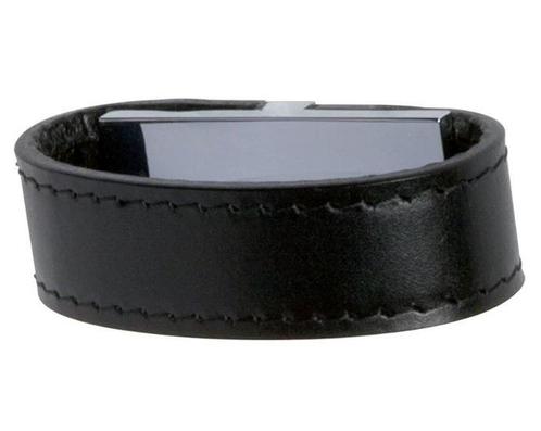 Greep Band Leder Zwart 32 mm, Doe-het-zelf en Verbouw, Hang- en Sluitwerk, Nieuw, Ophalen of Verzenden