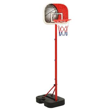 vidaXL Basketbalset draagbaar verstelbaar 138,5-166 cm beschikbaar voor biedingen
