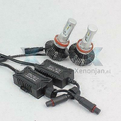 Led koplamp set H8 12V en 24V Luxeon Zes Lumileds, Auto-onderdelen, Verlichting, Verzenden