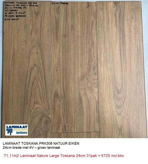 LAMINAAT PVC PARKET PALLET VOORDEEL 31PAK 71,11m2= v.a€725 €, Huis en Inrichting, Stoffering | Vloerbedekking, 75 m² of meer, Laminaat
