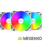 Montech GF120 PWM ARGB 3-Pack 120mm Wit, Computers en Software, Computerkoelers, Verzenden, Nieuw