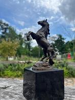A.Barge - sculptuur, Steigerend Paard - 22 cm - Brons,