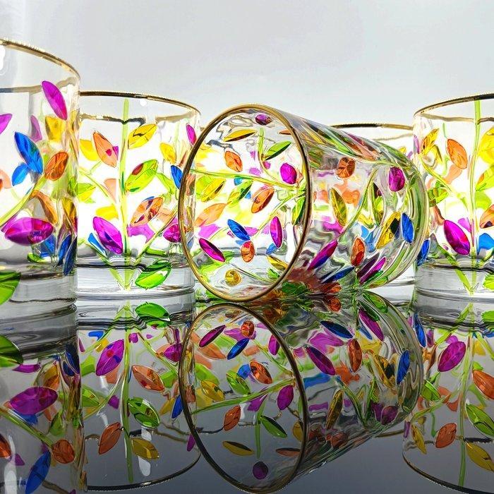 Secoloventesimo - Drinkservies voor 6 - 24 kt goud - Set, Antiek en Kunst, Antiek | Meubels | Tafels