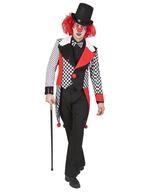 Jester Harlekijn Kostuum Heren, Kleding | Heren, Carnavalskleding en Feestkleding, Ophalen of Verzenden, Nieuw