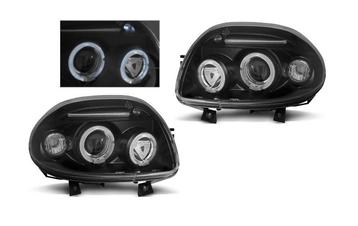 Angel Eyes koplampen Black geschikt voor Renault Clio 2