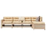 vidaXL 5-delige Loungeset massief grenenhout, Verzenden, Nieuw, Loungeset