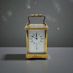 Rijtuigklok, Wekker - Antiek Messing - 1850-1900, Antiek en Kunst, Antiek | Klokken