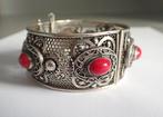 Zilver - Armband - Art Nouveau- (Glas)stenen