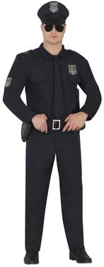 Politie Kostuum Zwart Heren, Nieuw, Verzenden