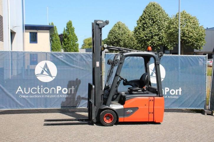 Veiling: Heftruck Linde E18-02 LPG 1800kg 6.0m 2016, Zakelijke goederen, Machines en Bouw | Heftrucks en Intern transport, Heftruck