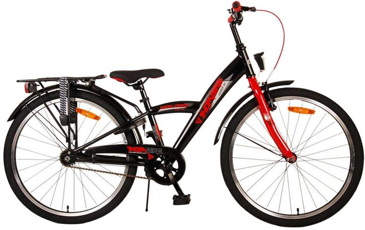Volare Thombike Kinderfiets - Jongens - 24 inch - Zwart Rood, Fietsen en Brommers, Fietsen | Kinderfietsjes, Nieuw, Verzenden