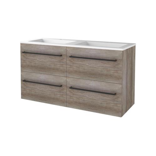 Badmeubelset Aquasplash Salt 120x46cm Met Grepen, Doe-het-zelf en Verbouw, Sanitair, Ophalen of Verzenden