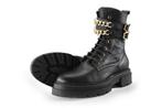 Linea Zeta Veterboots in maat 39 Zwart | 10% extra korting, Verzenden, Zwart, Overige typen, Zo goed als nieuw