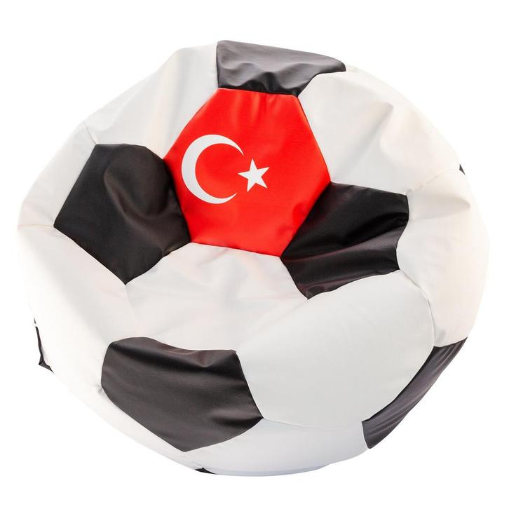 Voetbal zitzak - EURO 2024 - maat L - Ø 90 cm - Turkije, Huis en Inrichting, Zitzakken, Nieuw, Ophalen of Verzenden