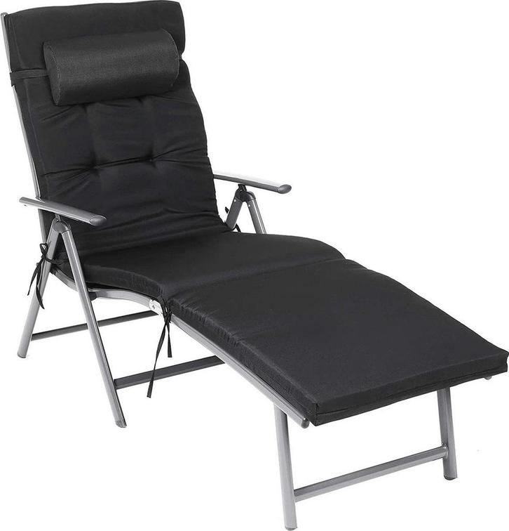 2dekans | ODADDY® Ligbed – Opvouwbaar Zonnebed voor Tuin –, Tuin en Terras, Tuinsets en Loungesets, Zo goed als nieuw, Ophalen of Verzenden