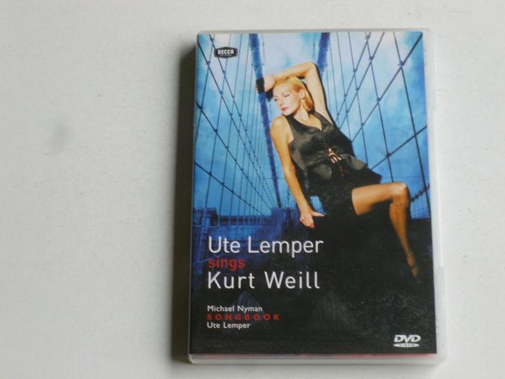 Ute Lemper sings Kurt Weill (DVD), Cd's en Dvd's, Dvd's | Muziek en Concerten, Zo goed als nieuw, Verzenden