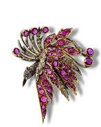 Broche - 18 karaat Geel goud, Prachtige vintage 18k gouden, Sieraden, Tassen en Uiterlijk