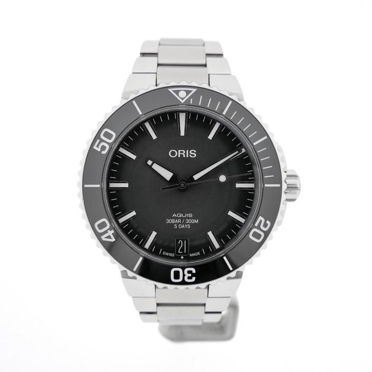 Oris Aquis Date Calibre 400 0140077694154; Automatisch..., Sieraden, Tassen en Uiterlijk, Horloges | Heren, Polshorloge, Zo goed als nieuw