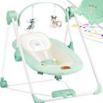 KIDIZ® Baby Swing - Wipstoel - Babyschommel - max 9kg - Mint, Verzenden, Nieuw