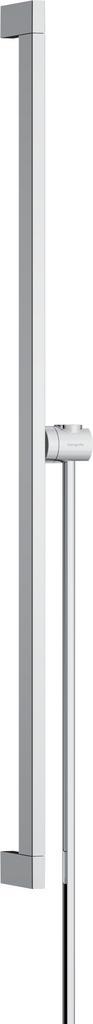 Hansgrohe Unica glijstang E Puro 90 cm met easy slide, Ophalen of Verzenden, Nieuw, Chroom, Kraan