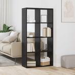 vidaXL Boekenkast Zwart eiken 69.5 x 29 x 137.5 cm Bewerkt, Minder dan 50 cm, Verzenden, 100 tot 150 cm, Nieuw