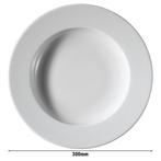 GGM Gastro | (24 stuks) PERA Wit - Bord - diep - Ø 300mm - |, Huis en Inrichting, Keuken | Servies, Verzenden, Nieuw, Effen, Bord(en)