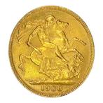 Verenigd Koninkrijk. Edward VII. Sovereign 1908, Perth mint, Postzegels en Munten