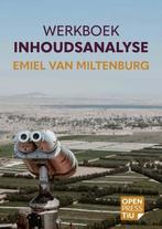 9789403769509 Werkboek Inhoudsanalyse Emiel Van Miltenburg, Verzenden, Nieuw, Emiel Van Miltenburg