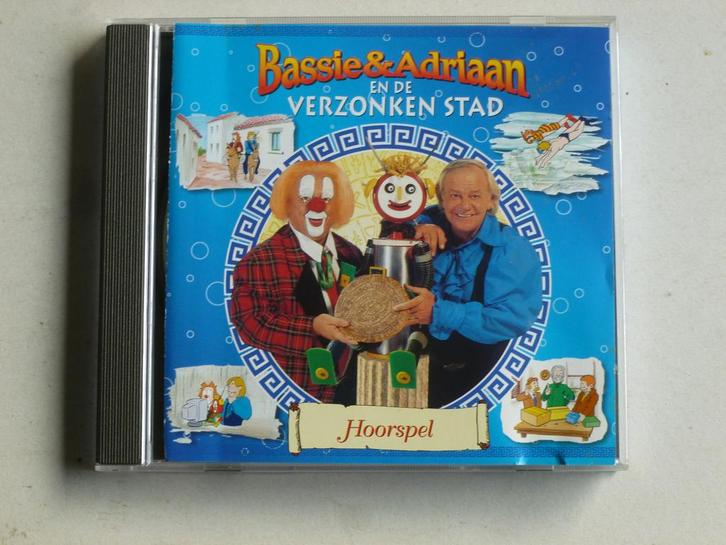 Bassie & Adriaan en de verzonken stad - Hoorspel, Cd's en Dvd's, Cd's | Kinderen en Jeugd, Zo goed als nieuw, Verzenden