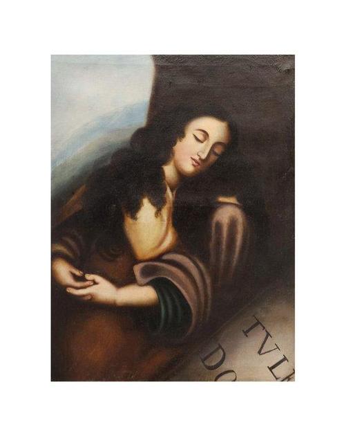 Spaanse school (XIX) - NO RESERVE - Santa Teresa en Éxtasis, Antiek en Kunst, Kunst | Schilderijen | Klassiek